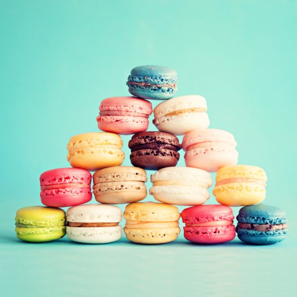 stack of macarons