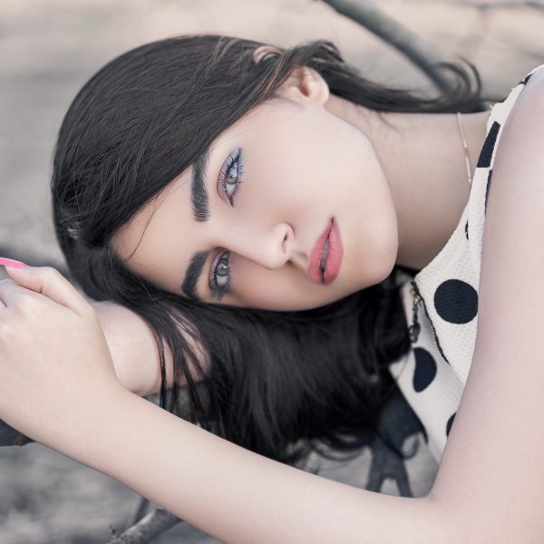 woman with glowing skin